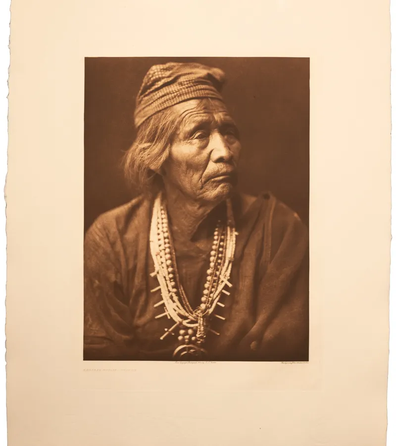Signature work by Edward Curtis: Nesjaja Hatali
