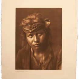 The Son of the Desert Navaho photogravure print by Edward S. Curtis - 23x19